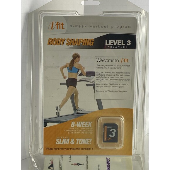 IFit Advanced Body Shaping Treadmill Level 3 SD Card Workout Program 8 Weeks - Picture 2 of 6